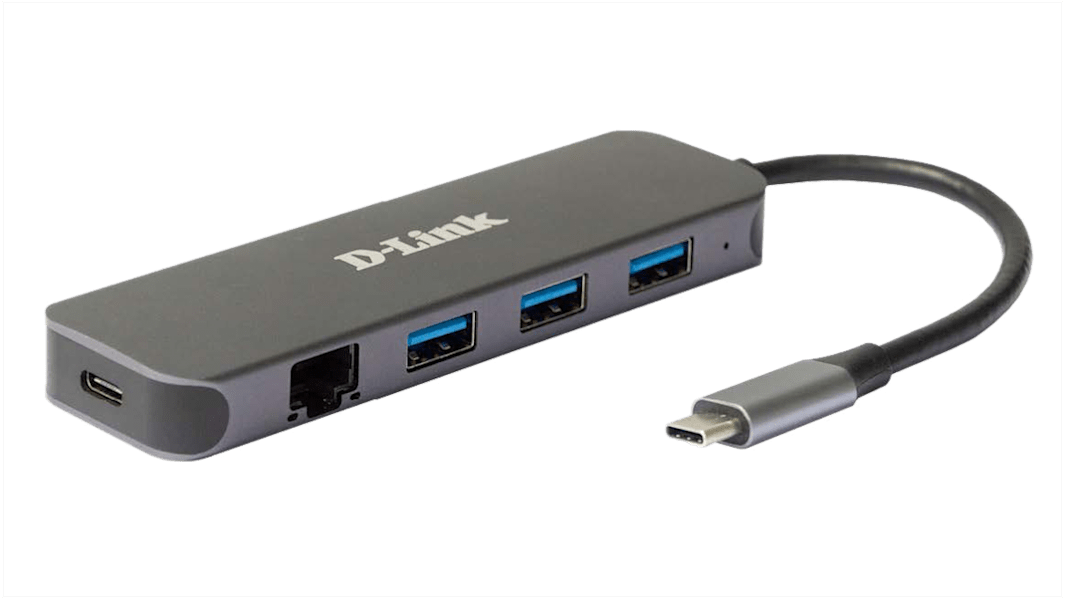 Hub USB-C D-Link DUB-2334, USB 1.1, USB 2.0, USB 3.0 USB 4 ports, USB C