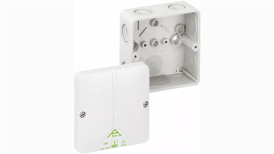 Caja de conexiones Spelsberg 40440001, 0, ASA, Gris, 93mm, 93mm, 55mm, 93 x 93 x 55mm, IP65