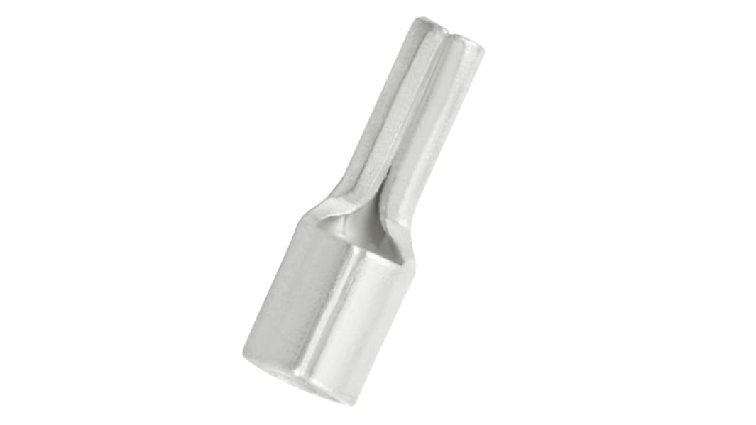 RS PRO Uninsulated, Tin Crimp Pin Connector, 16mm² to 16mm², 6AWG to 6AWG, 5.5mm Pin Diameter, 16mm Pin Length, Silver