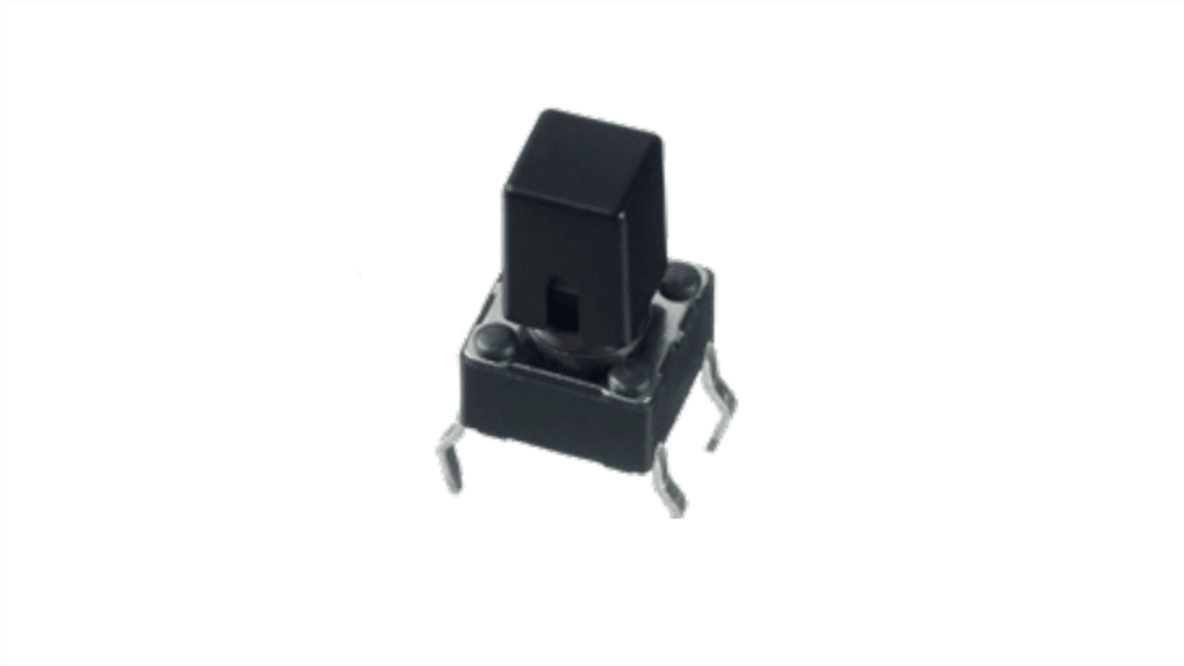APEM Black Tactile Switch Cap for PHAP5-30 Series, U5522