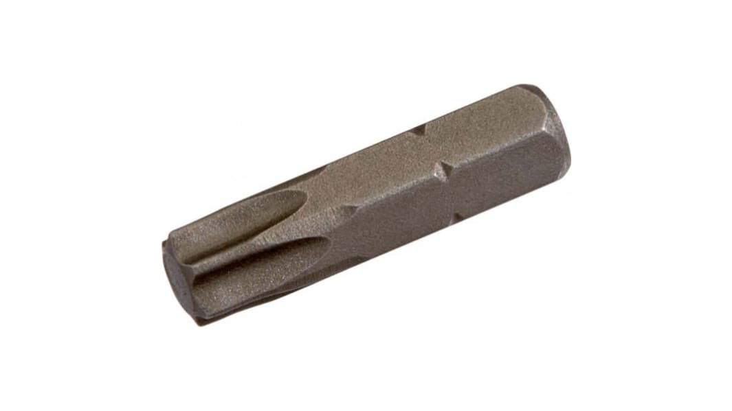 SAM Square Screwdriver Bit, T40 Tip, 1/4 in Drive, Square Drive, 25 mm Overall
