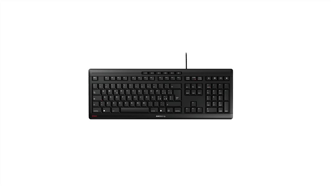 Cherry STREAM Keyboard Wired USB Keyboard, QWERTY (Italy), Black