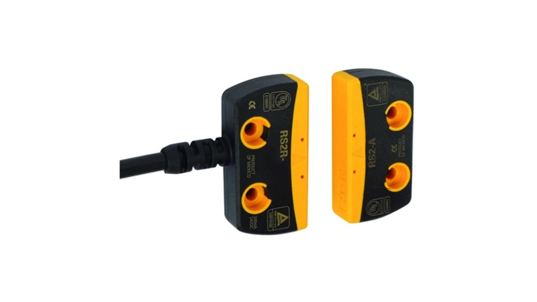 Eaton RS Series Magnetic Non-Contact Safety Switch, 24V dc, Plastic Housing, 1NO, Cable
