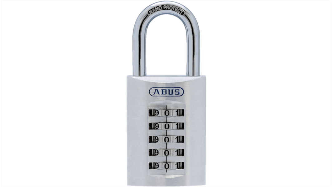 Candado de Aluminio de combinación ABUS , Ø de grillete 8mm, para Interior, exterior