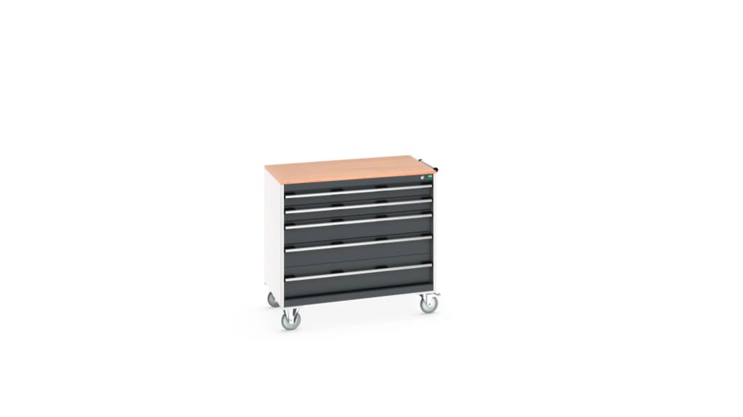 Armoire Bott en Acier 5 tiroirs  à roulettes