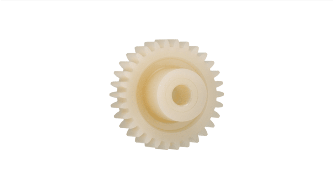 Igus Igutek P360 21 Teeth Spur Gear, 3 Module, 12mm Bore Diam, 63mm Pitch Diam, 24mm Hub Diam