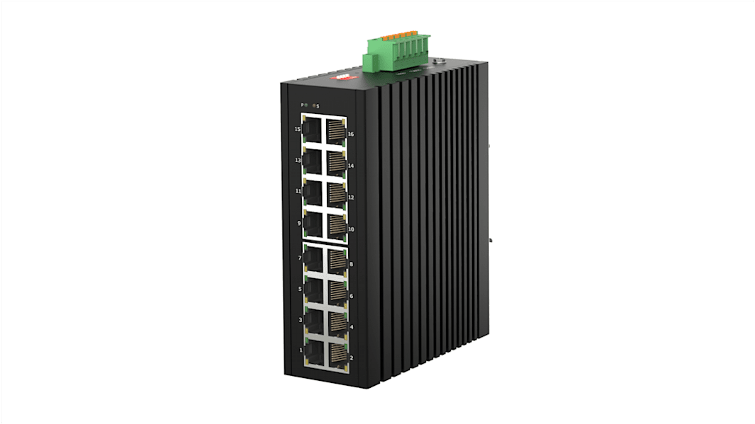 RS PRO Unmanaged 16 Port Ethernet Switch, RJ-45