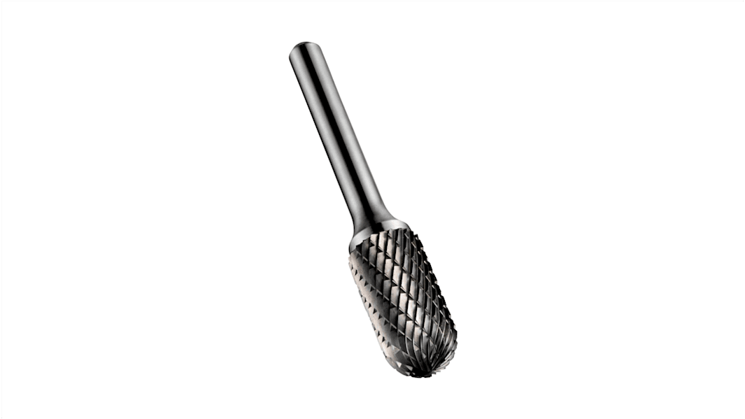 Dormer Ball Nosed Cylinder Deburring Tool, 16mm Capacity, Carbide Blade