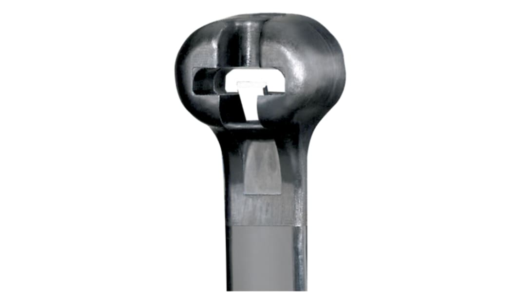 パンドウイット ケーブルタイ, 305mm x 4.7 mm, 黒, ナイロン, BT3S-M30