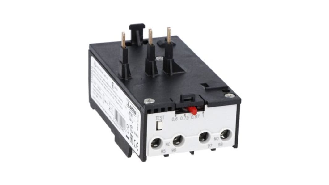 Lovato Control Relay 1NO +1NC, 1.5 A F.L.C, 10A Contact Rating, 690 V, 3P, RFA9