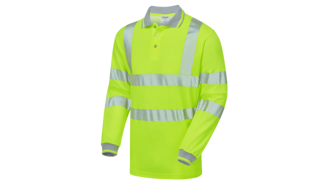 PULSAR Lang Gelb 149.86 → 160.02cm LFE903 Warnschutz Polohemd