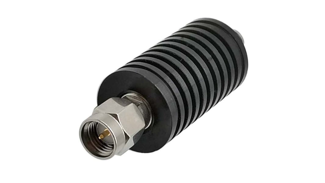 Huber+Suhner RF Attenuator Straight Coaxial Connector SMA 3dB, Operating Frequency 6GHz