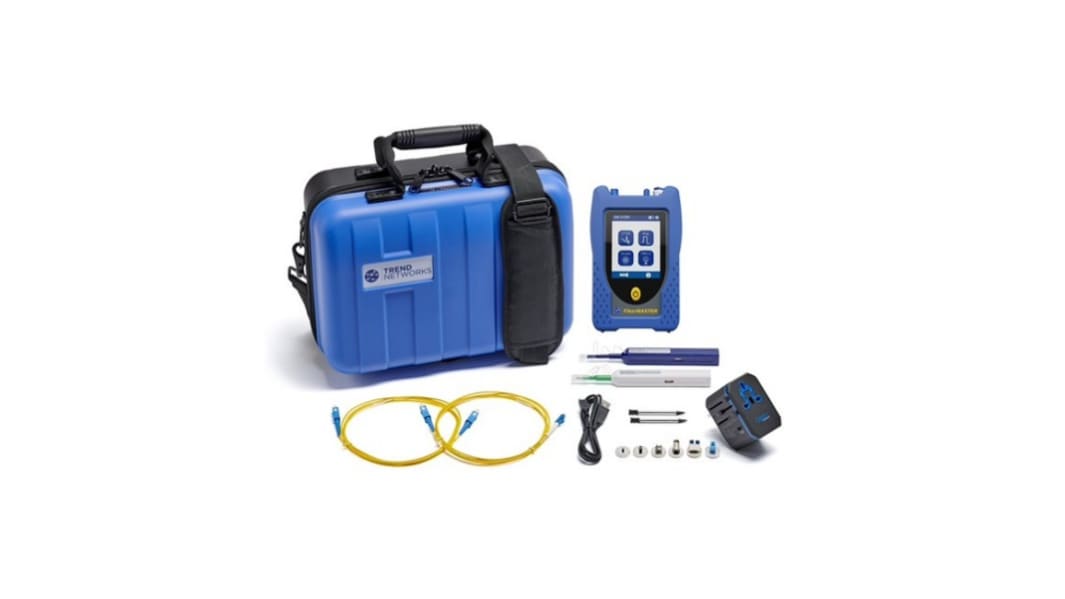 TREND Networks FiberMASTER OTDR LWL-Prüfgerät Lichtwellen-Testkit Single Mode 850 nm, 1300 nm, 1310 nm, 1550 nm, 1625