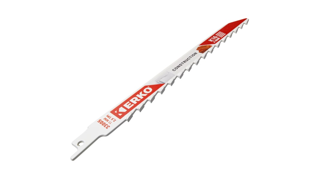 Lama per seghetto alternativo ERKO, lunghezza di taglio 235mm, 2.5 denti per pollice , 1 pezzi
