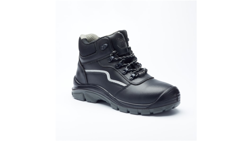 Blackrock CF08 Unisex Sicherheitsschuhe Schwarz, mit Zehen-Schutzkappe Nichtmetallisch, Größe 46 / UK 11