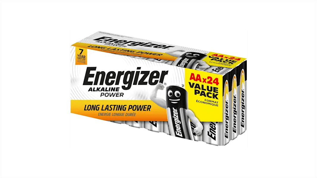 Energizer Energizer Alkaline Zinc Manganese Dioxide AA Batteries 1.5V