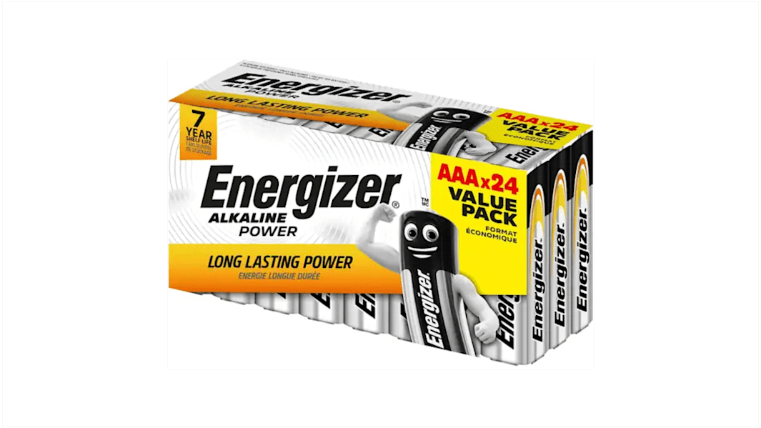 Energizer Industrial Zinc Manganese Dioxide AAA Batteries 1.5V