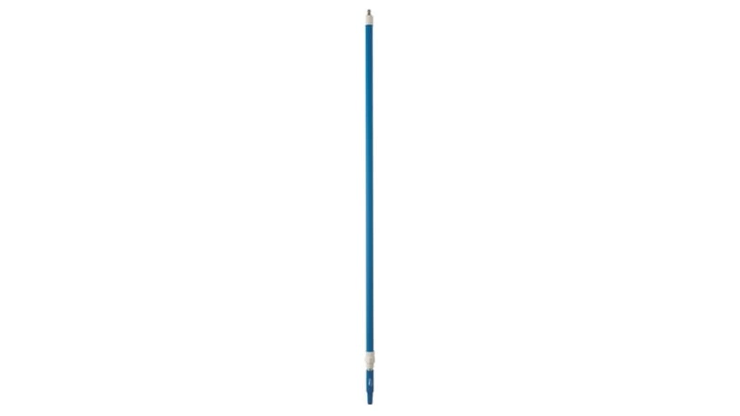 Vikan Red Anodised Aluminium, Polypropylene Telescopic Handle, 1.6m, for use with Vikan Squeegee