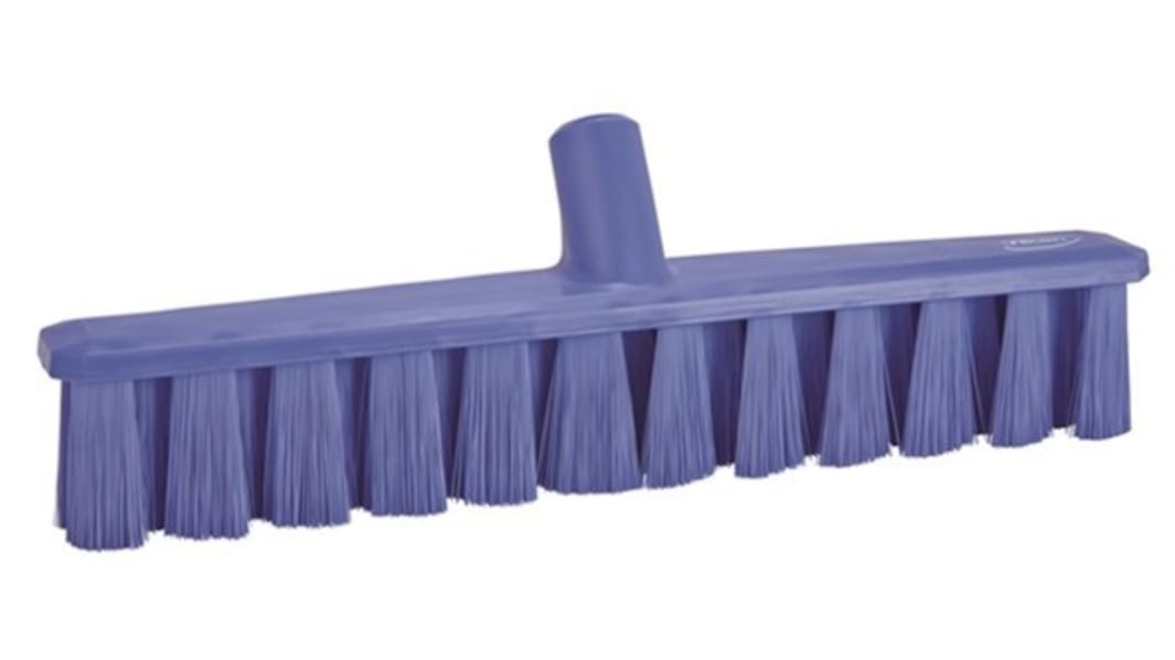 Vikan Broom, Orange With Polyester, Polypropylene, Stainless Steel Bristles for  for General Purpose