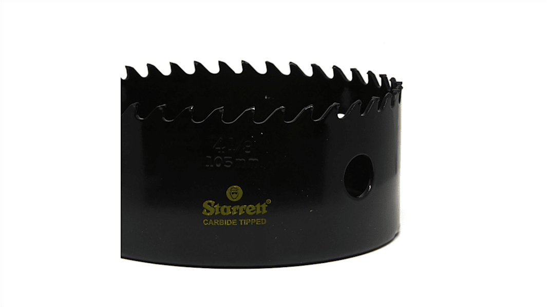 Starrett Wolframcarbid Lochsäge , Ø 105mm / Bohrtiefe 41mm