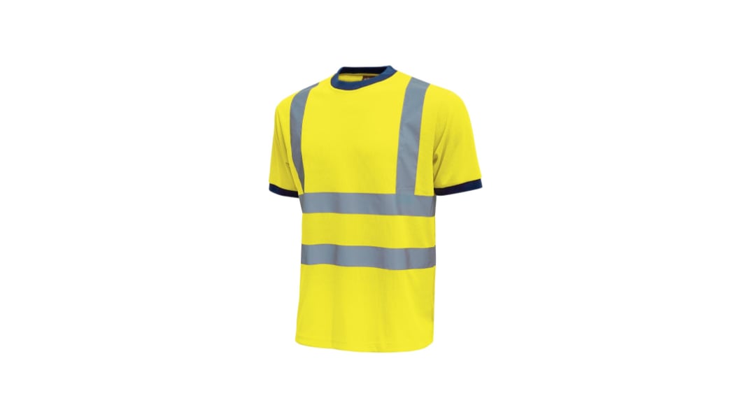 UPower Hi - Light Fluorescent Yellow Unisex Hi Vis T-Shirt, M