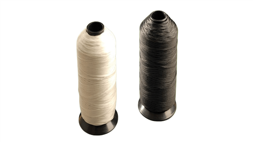 Cordón para Atar Cables Alpha Wire Blanco de Meta-aramida NOMEX