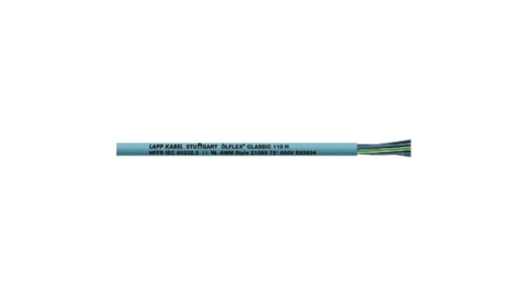 Lapp, Flexible Multicore, 100m 2 Core, Grey Halogen Free Compound Power Cable