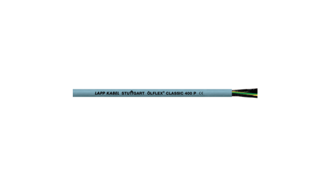 Lapp, Flexible Multicore, 100m 3 Core, Grey Polyurethane PUR Power Cable
