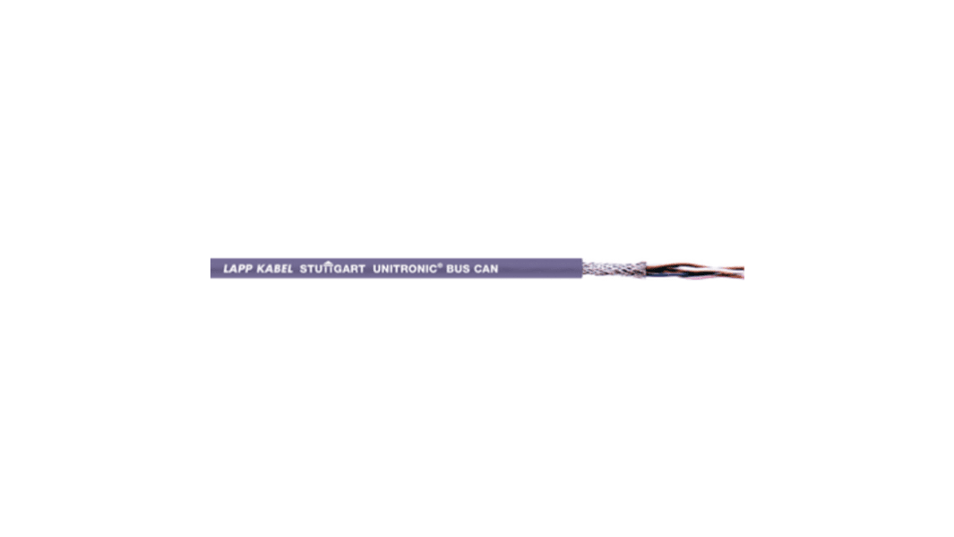 Lapp, Data, 100m 2 Core, Purple Polyvinyl Chloride PVC Power Cable