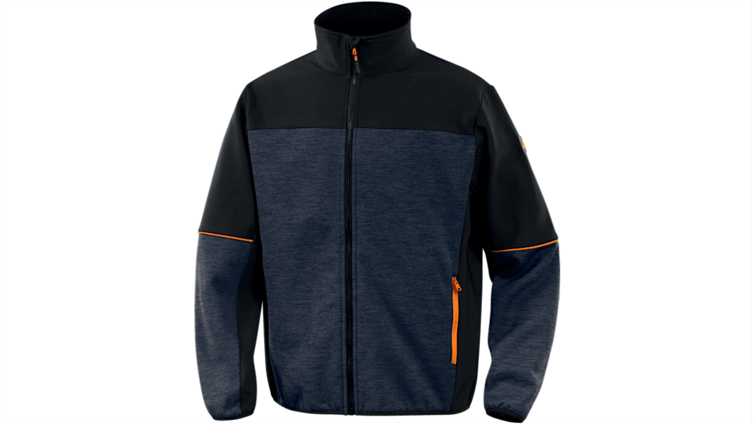Delta Plus BEAVER2 Black, Grey Fleece Jacket S