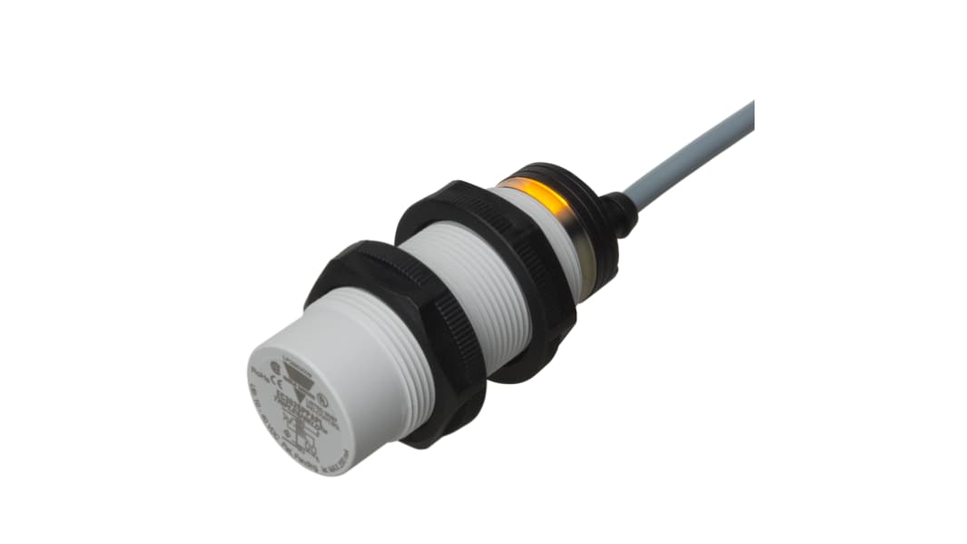 Carlo Gavazzi Capacitive Threaded Barrel Proximity Sensor, M30, 25 mm Detection, PNP/NPN NO+NC, 10 → 40 V dc