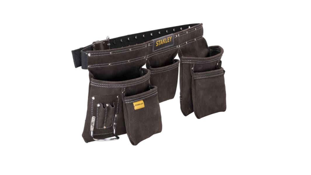 Bolsa de bolsillo de herramientas Stanley STST1-80113, Piel, 11 riñoneras, 11 bolsillos