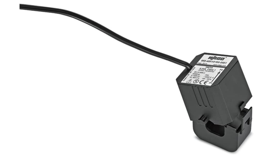 WAGO 855 Series Split Core Current Transformer, 100A Input, 100:1, 1 A Output