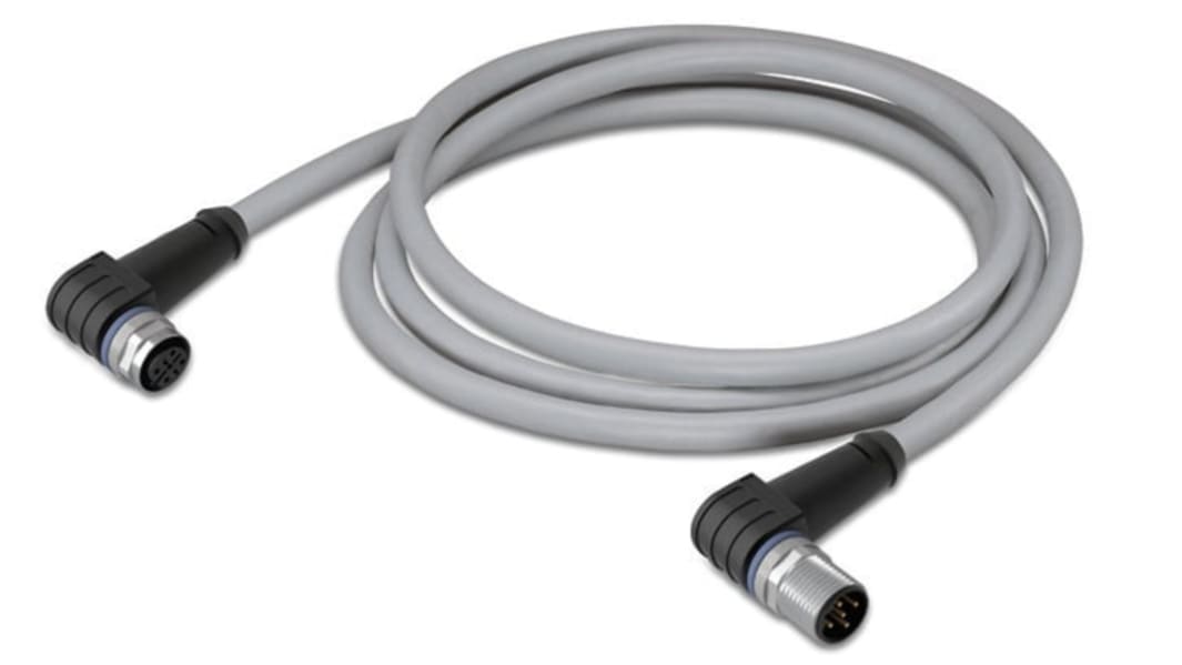 WAGO, Power, 10m 4 Core, Grey Power Cable