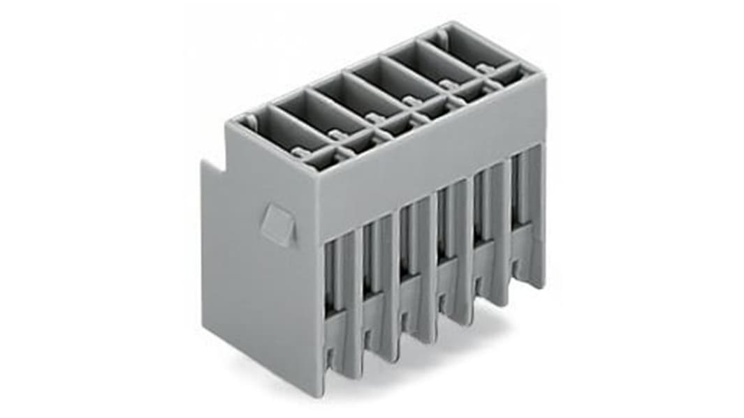 WAGO 769 Series Straight PCB Mount PCB Header, 11 Contact(s), 5mm Pitch, 1 Row(s), Shrouded