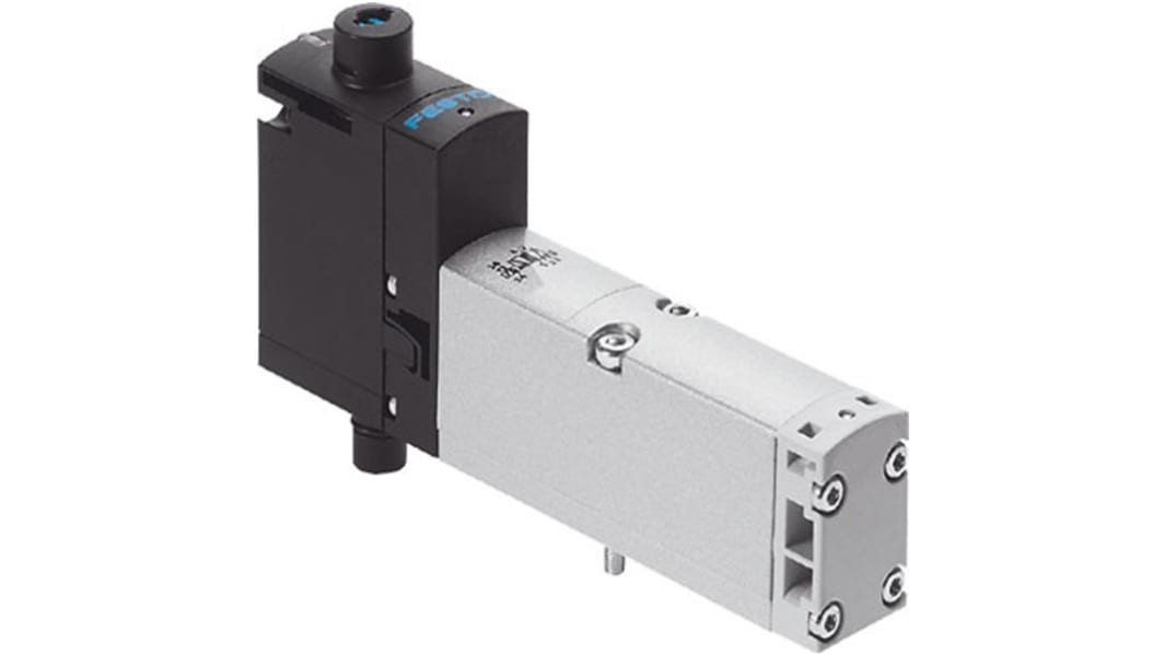 Festo 5/2 Way, Monostable Solenoid Valve - Electrical G 1/8 VSVA Series 24V dc, 8033488