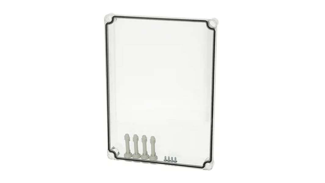 Fibox Polycarbonate Cover, 380 x 280 x 30mm