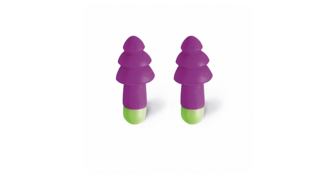 Moldex Rockets Cord Series Purple Reusable Corded Ear Plugs, 29dB Rated, 50 Pairs