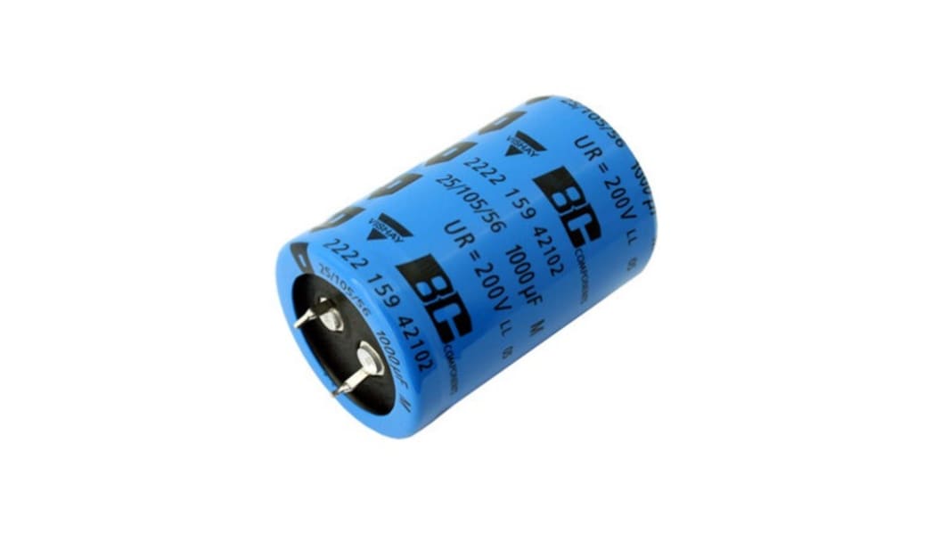 Condensateur Vishay, Aluminium électrolytique 100μF, 450V c.c.
