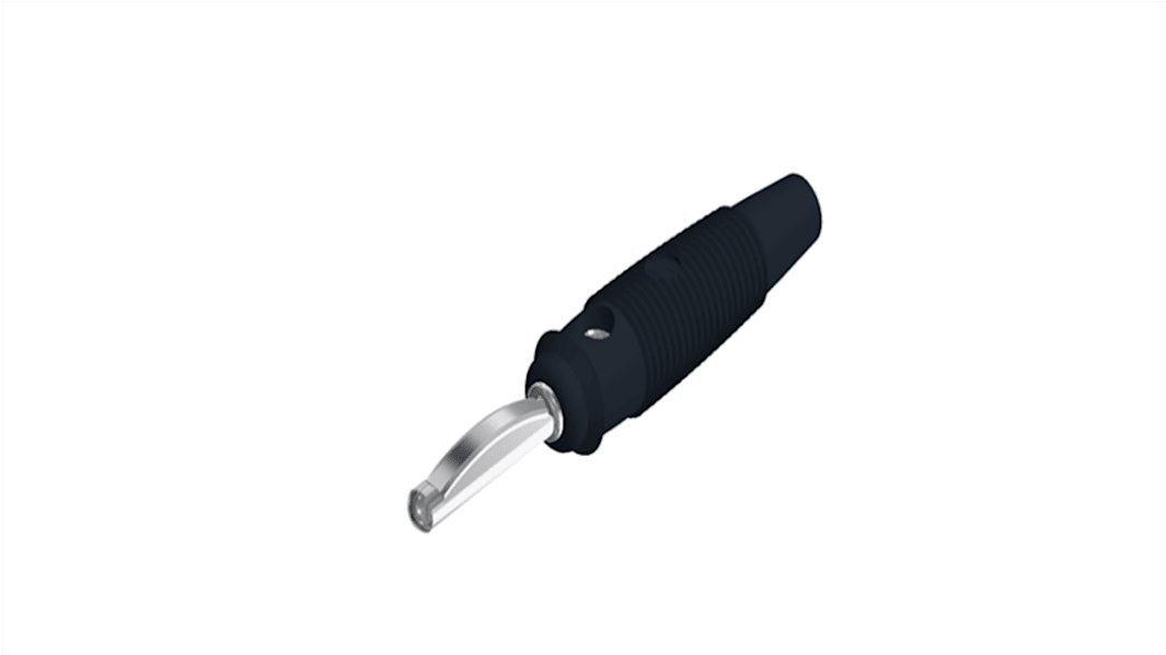 Fiche banane 4 mm Hirschmann Test & Measurement Blanc Mâle 30A 60V c.c.