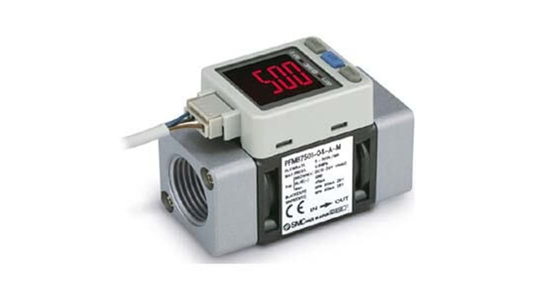 Débitmètre SMC PFMB7 pour Air sec, N2, 20 l/min à 2 000 l/min