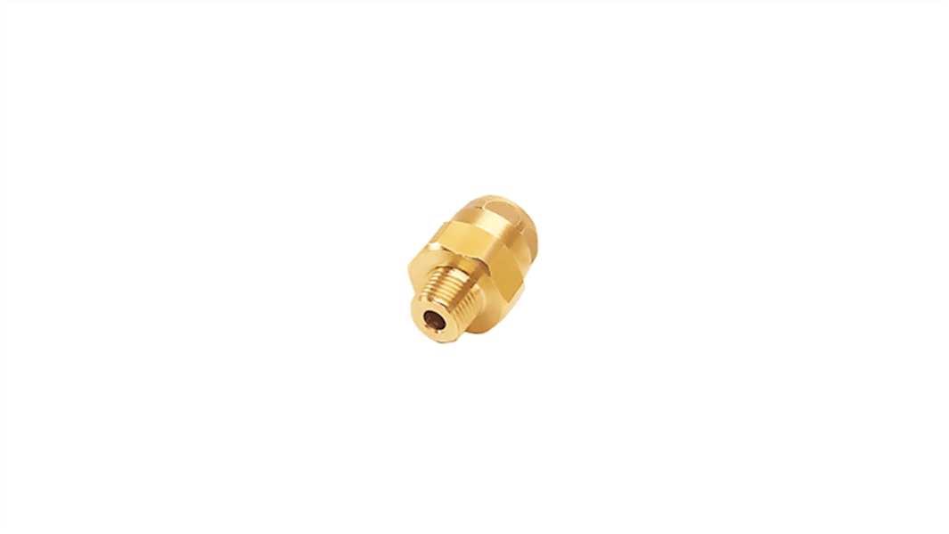 Legris Brass Pipe Fitting, Straight Push Fit Compression Olive, Male Metric M6x1mm M6mm 4mm