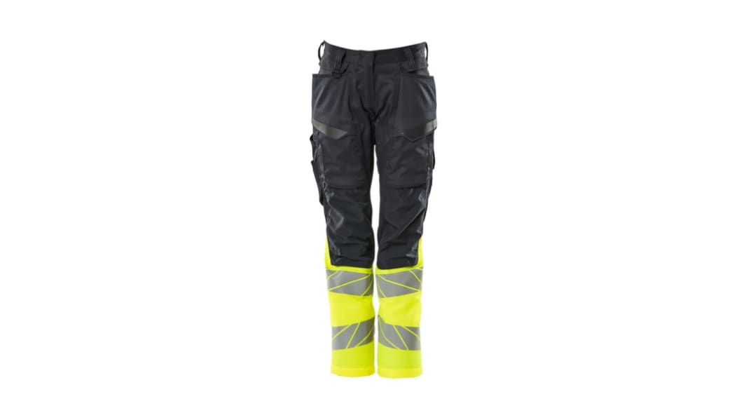 Mascot Workwear 19678-236 Dark Navy Lightweight Hi Vis Trousers 98cm Leg Length 76cm