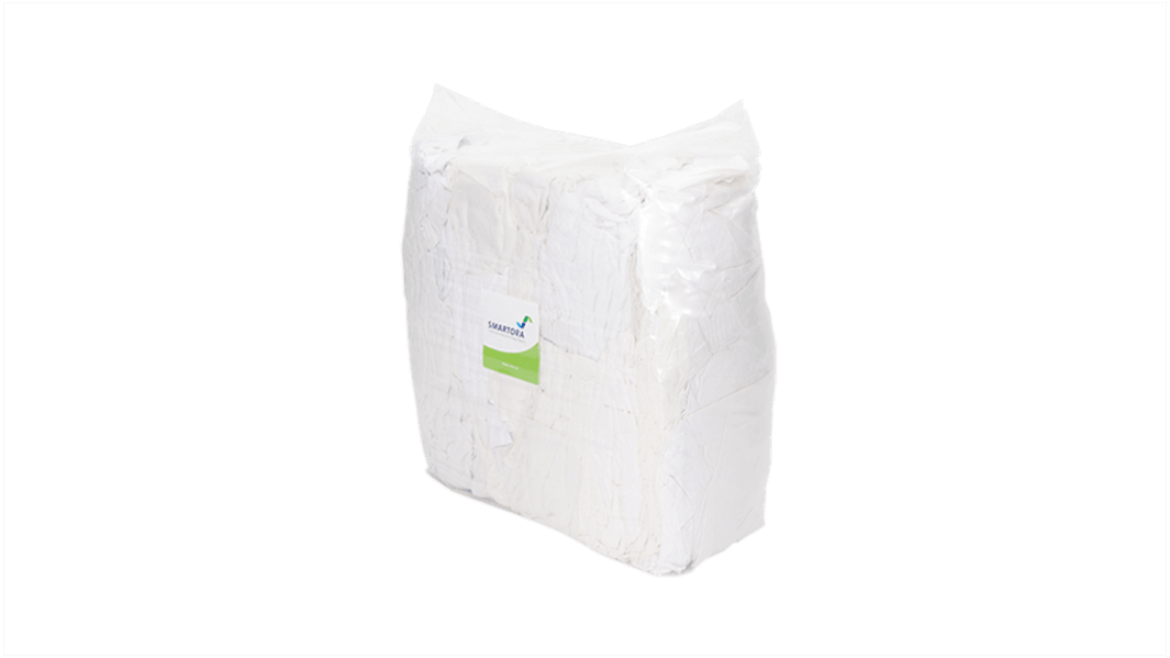 Smartora Mixed Rags 10Kg Tücher für Für allgemeine Anwendungen Baumwolle Beutel Weiß