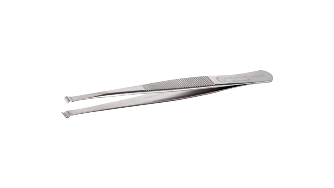 ideal-tek 120 mm, Stainless Steel, Curved, Tweezers