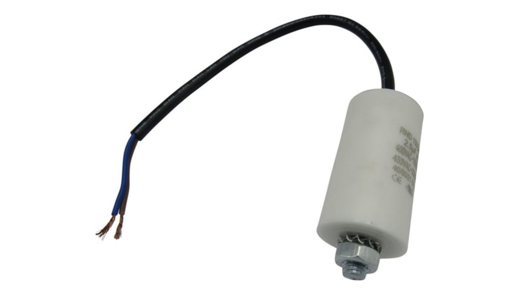 RND RND 150CBB60 Metallized Polypropylene Film Film Capacitor, 450V ac, ±5%, 80μF, Threaded Bolt