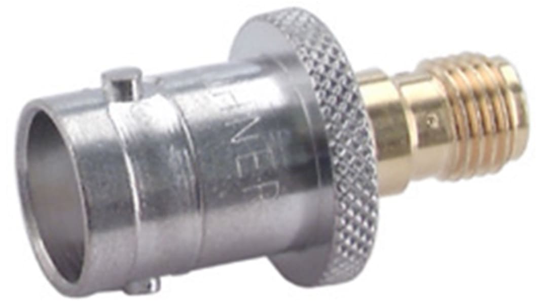 Huber+Suhner Straight Coaxial Adapter BNC Socket to SMA Socket 4GHz