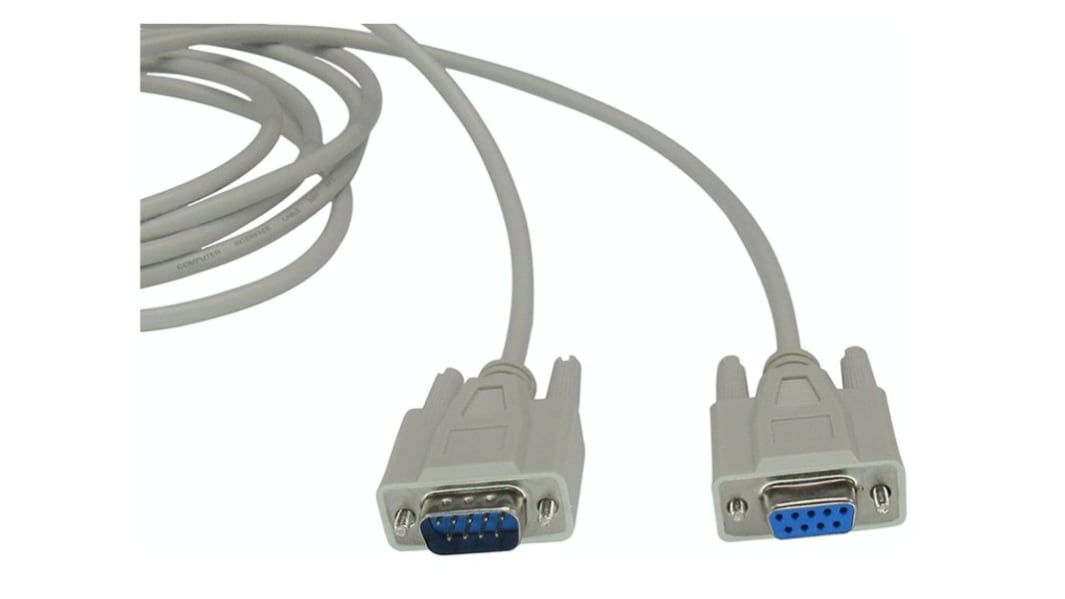 D-sub cable 3 m Beige 9-Pin M/F