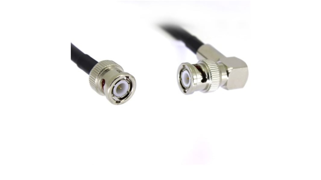 RS PRO Male BNC to Male BNC, 500mm, RG58 Coaxial, Terminated50 Ω