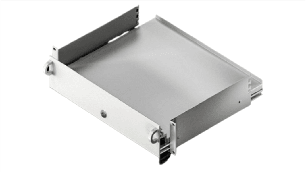 Cajón 2U Rittal de Acero Gris, 390mm x 482.6mm